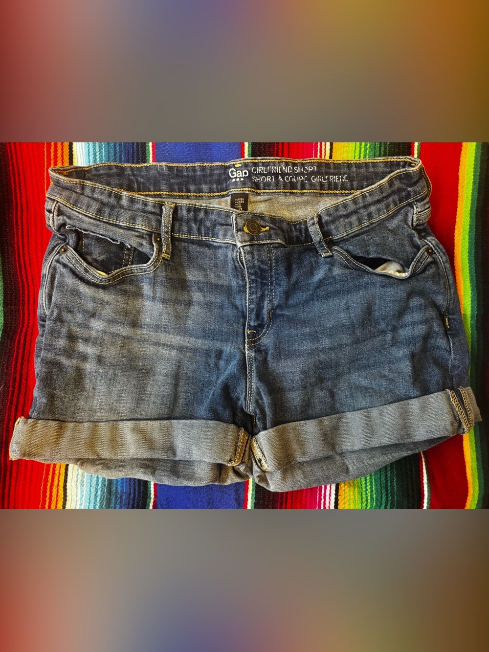 GAP Girlfriend Denim Shorts - Size 8/29